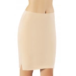 Kota Kadın Şık Diz Üstü Modal Jüpon - Ten