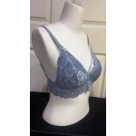 Koza Kadın Desteksiz İpli Soft Bralet Sütyen-Gri