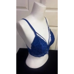 Koza Kadın Desteksiz İpli Soft Bralet Sütyen-İNDİGO