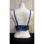 Koza Kadın Desteksiz İpli Soft Bralet Sütyen-İNDİGO