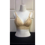 Koza Kadın Desteksiz İpli Soft Bralet Sütyen-TEN