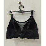 NERGİZ Kadın Önü Tül Detaylı Fitilli C Cup Toparlayıcı Sütyen -siyah