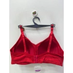 Nergiz Kadın Balensiz Desteksiz Pamuklu Toparlayıcı Kırmızı Sütyen