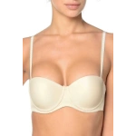 ORKİDE Kadın Dolgulu Straples Sütyen -2850-Ten