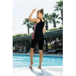 RUKO Tankini Mayo Siyah Desenli Şortlu Deniz Havuz Takımı