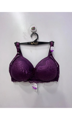 NERGİZ DANTEL DETAYLI TOPARLAYICI SÜTYEN-MÜRDÜM