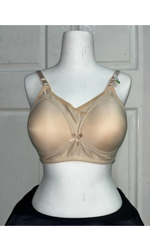 Nergiz Kadın C Cup Fitilli Kumaş Toparlayıcı Ten Sütyen