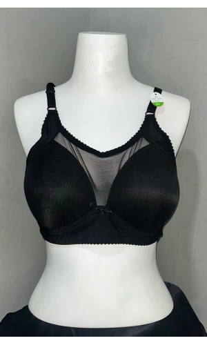 Nergiz Kadın C Cup Dantel Detaylı Toparlayıcı Siyah Sütyen