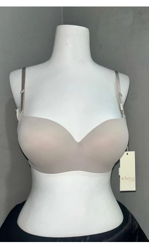 Belvü Kadın Dolgulu Mikro Destekli Mor Sütyen