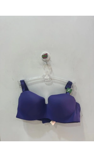 Belvü Kadın C Cup Straplez Dolgusuz Mikro Kumaş Lacivert Sütyen - 1110