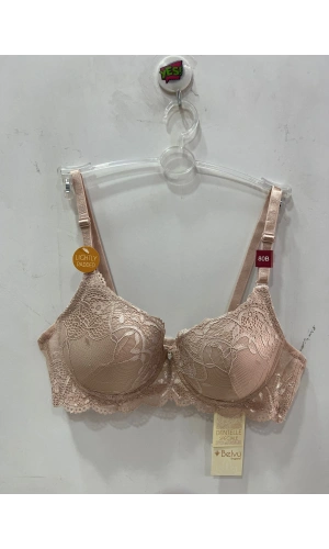 Belvü Dantel Detaylı İçi Boş Açık Vizyon Kadın Sütyen - 1113