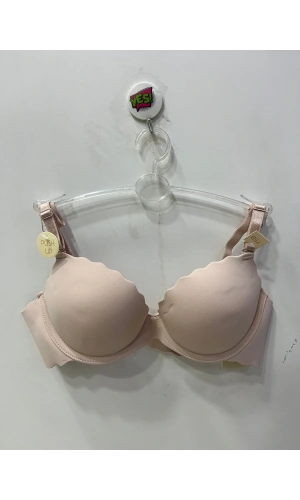 Belvü Kadın Push Up Lazer Kesim El Destekli Açık Vizon Sütyen