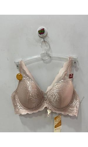 Belvü Dantel Detaylı Dolgusuz Açık Vizyon Kadın Sütyen - 1159