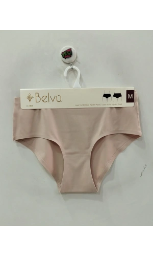 Belvü Kadın Lazer Kesim Hipster Açık Vizon Külot