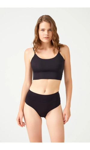 COTONHİLL Pamuklu Yüksek Bel Toparlayıcı Kadın Bikini Külot