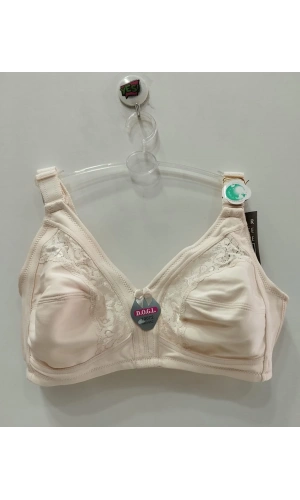 D.O.G.L. Dantel Detaylı C Cup Balensiz Toparlayıcı Ten Sütyen