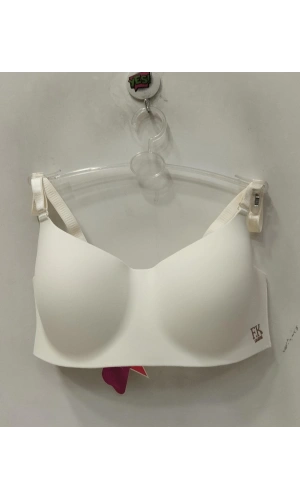 F.K Kadın Desteksiz ve Balensiz Yumuşak Ekru Sütyen