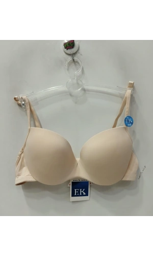 F.K Kadın Hafif Dolgulu Lazer Kesim Ten Sütyen