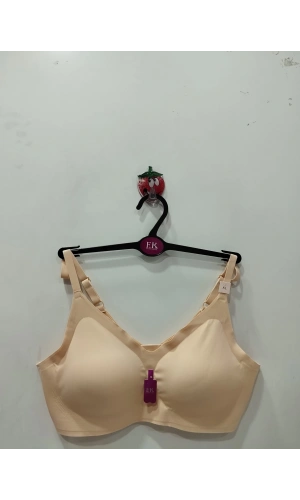 FK Lazer Kesim Balensiz Süngeri Çıkabilen Agraflı Ten Sütyen - 1241