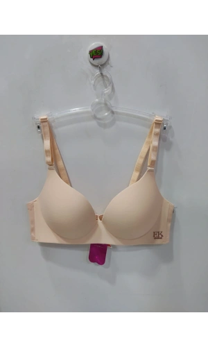 FK Lazer Kesim Desteksiz ve Balensiz Sütyen-Ten