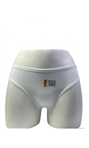 KOLCU 3 LÜ BAYAN LYCRALI BİKİNİ KİLOT-BEYAZ