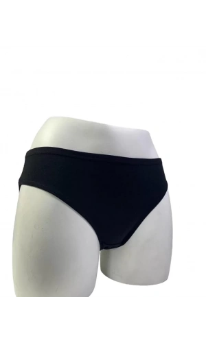 KOLCU BATO BİKİNİ KİLOT-SİYAH