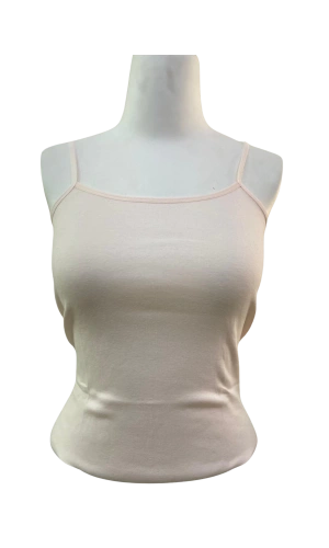 Kolcu Kadın Ribana İp Askılı Atlet - Pembe