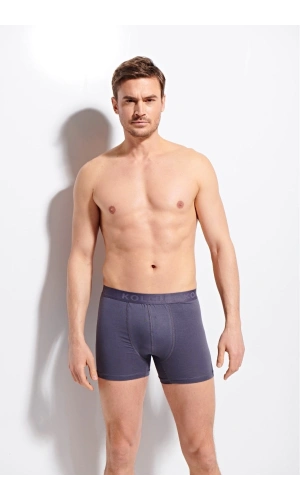 KOLCU Erkek Likralı Boxer K1340 - Füme