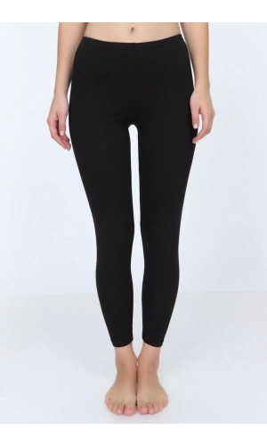 Kolcu Kadın Büyük Beden Siyah Tayt - 3001