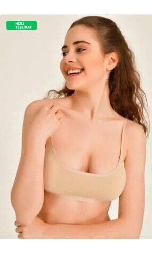 Kota Kadın Ten Rengi İp Askılı Pedli Büstiyer