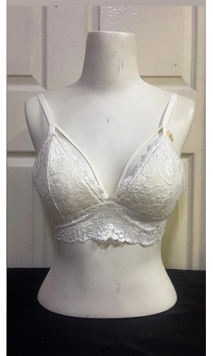 Koza Kadın Desteksiz İpli Soft Bralet Sütyen-EKRU