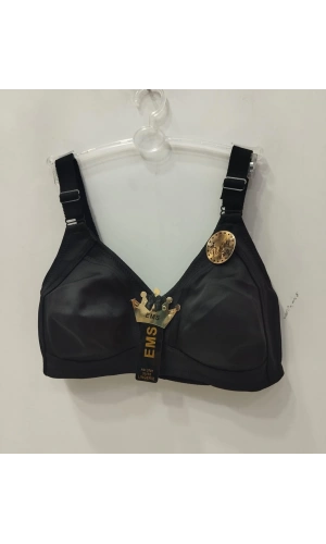 Nergiz Kadın Penye Toparlayıcı Sütyen-SİYAH