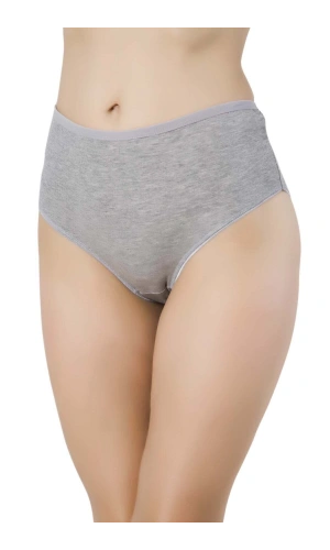 Papatya Battal Nefes Alan Kumaş Kilot-GRİ