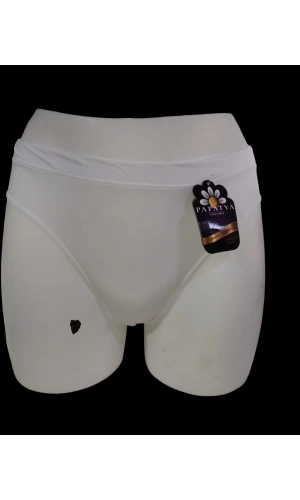 PAPATYA İNCE MİKRO BİKİNİ KİLOT-BEYAZ