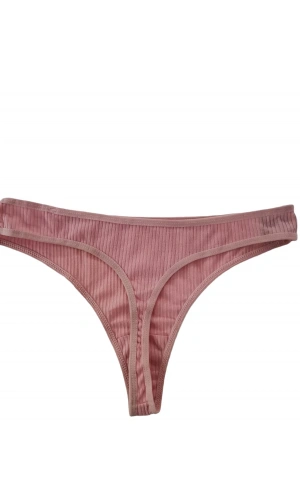 VANİLYA SECRET PAMUKLU İNCE FİTİLLİ BAYAN TANGA-PEMBE