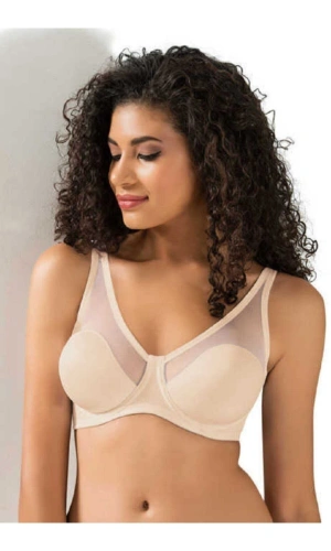 Le Jardin Tüllü Toparlayıcı Soft Cup Sütyen -9200