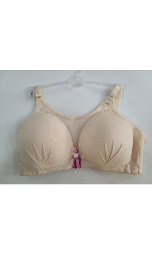 FK İÇGİYİM Önü Tül Detaylı Toparlayıcı Sütyen-TEN