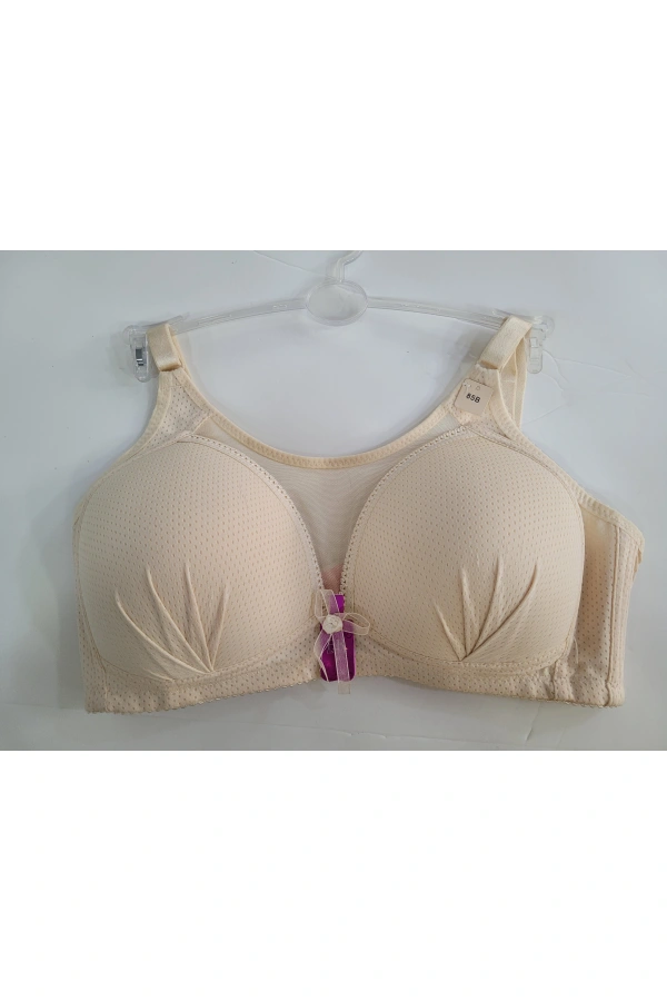 FK İÇGİYİM Önü Tül Detaylı Toparlayıcı Sütyen-TEN