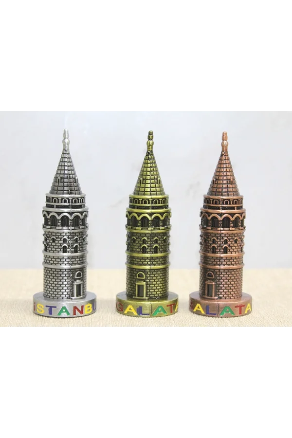 10 cm Metal Galata Kulesi