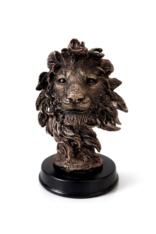 13x9 cm Polyester Aslan Büstü