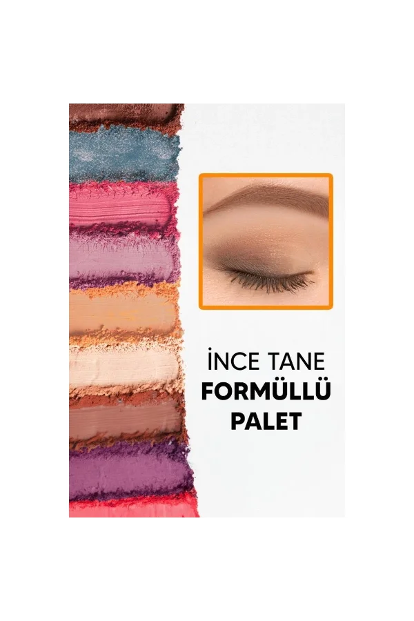 15 Renkli Sedefli Mat Far Paleti - 2li Set