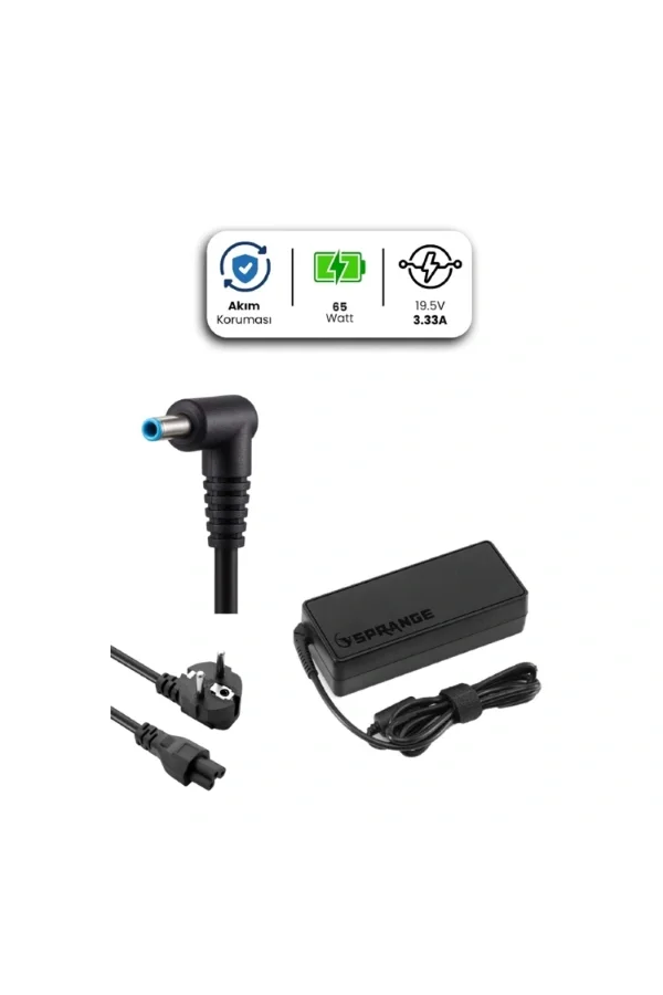 19.5V 3.33A 4.5 * 3.0mm 65W HP İçin Laptop Adaptör