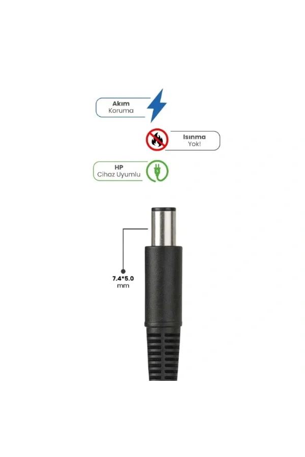 19V 4.74A 7.4 * 5.0mm 90W HP İçin Laptop Adaptör