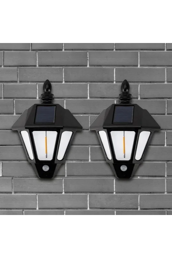 2li Solar Cob Led Sensörlü Duvar Lambası