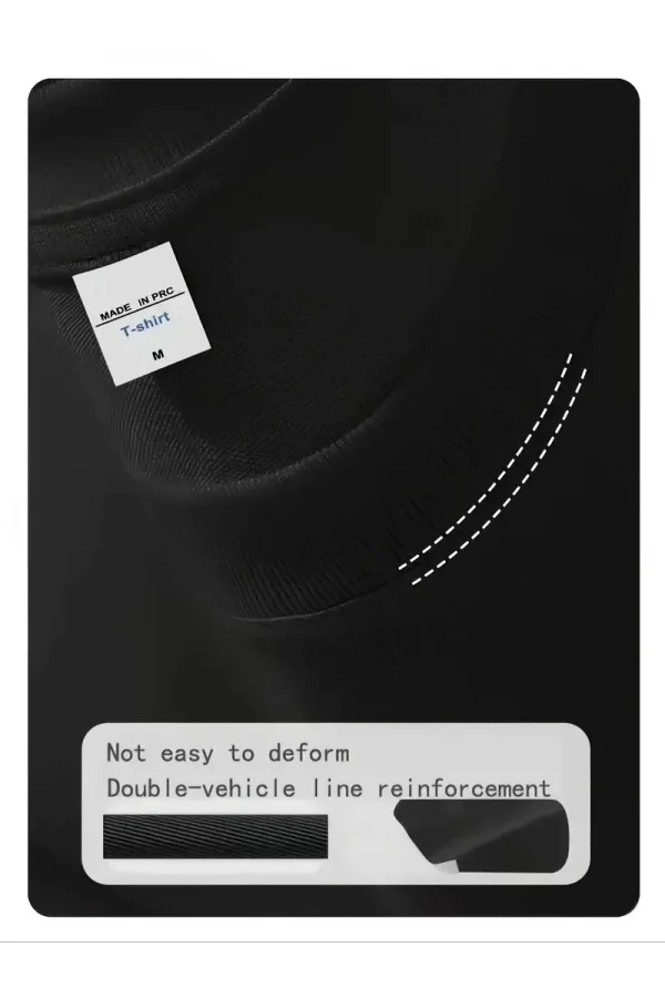 20/1 Penye Compack Day One Baskılı Oversize Bisiklet Yaka T-shirt - Siyah