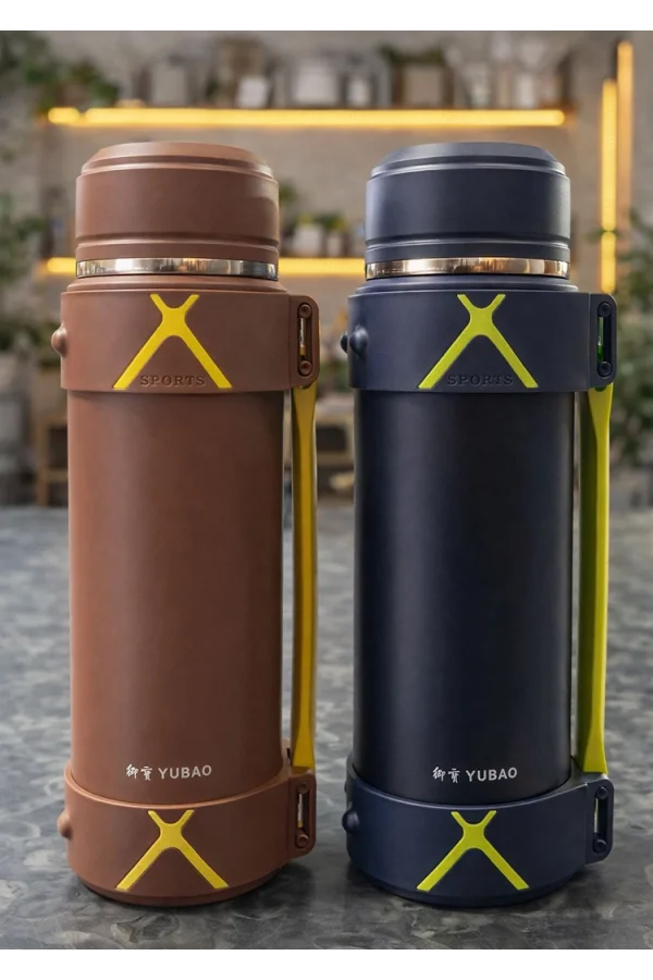 2000 ml Çift Katmanlı Vakumlu Paslanmaz Çelik Termos