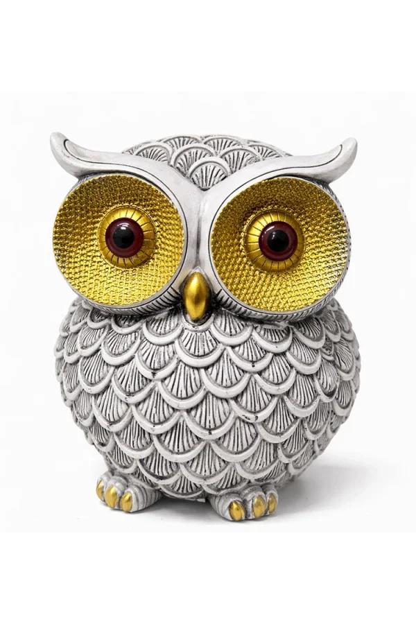 20x15 cm Polyester Baykuş Figürü