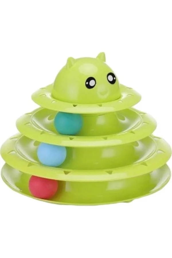 3 Katlı Kedi Oyuncağı Turntable Cat Toy