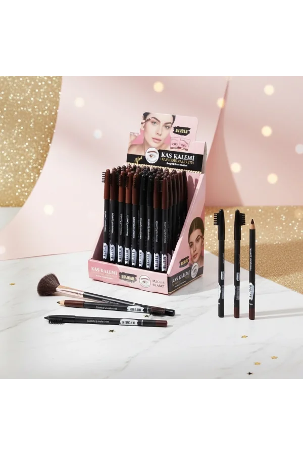 3lü Fırçalı Kaş Kalemi Seti