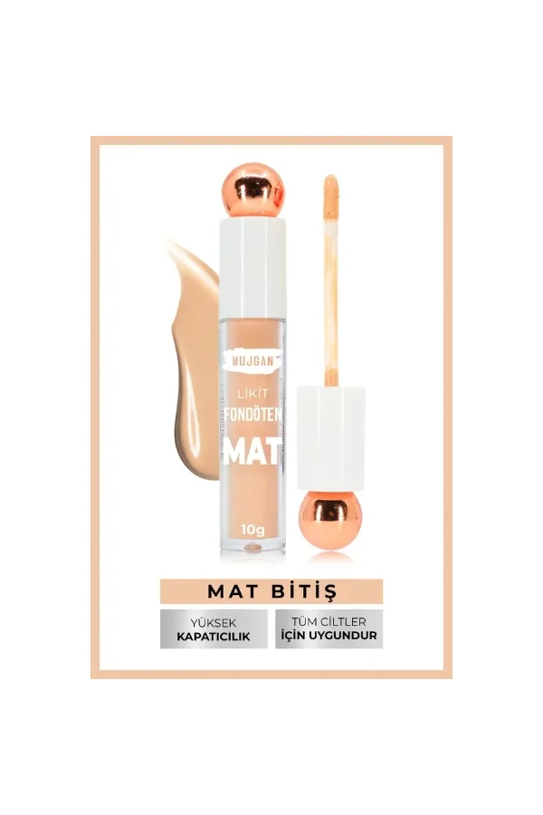 3lü Mat Bitişli Likit Fondöten Seti